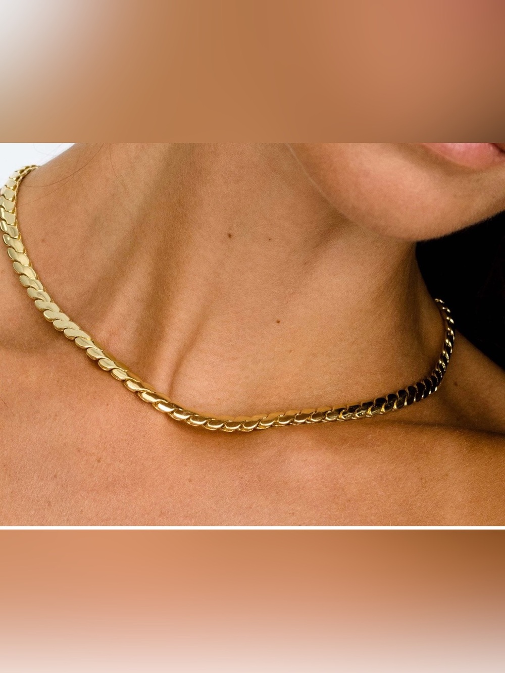 NEW Uncommon James Gold Going Out Chain Necklace
